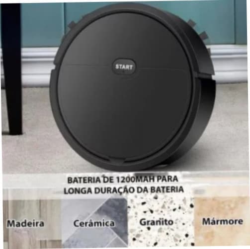 Aspirador de pó, Robô Aspirador de Pó Recarregável 110v - (Cores Sortidas)