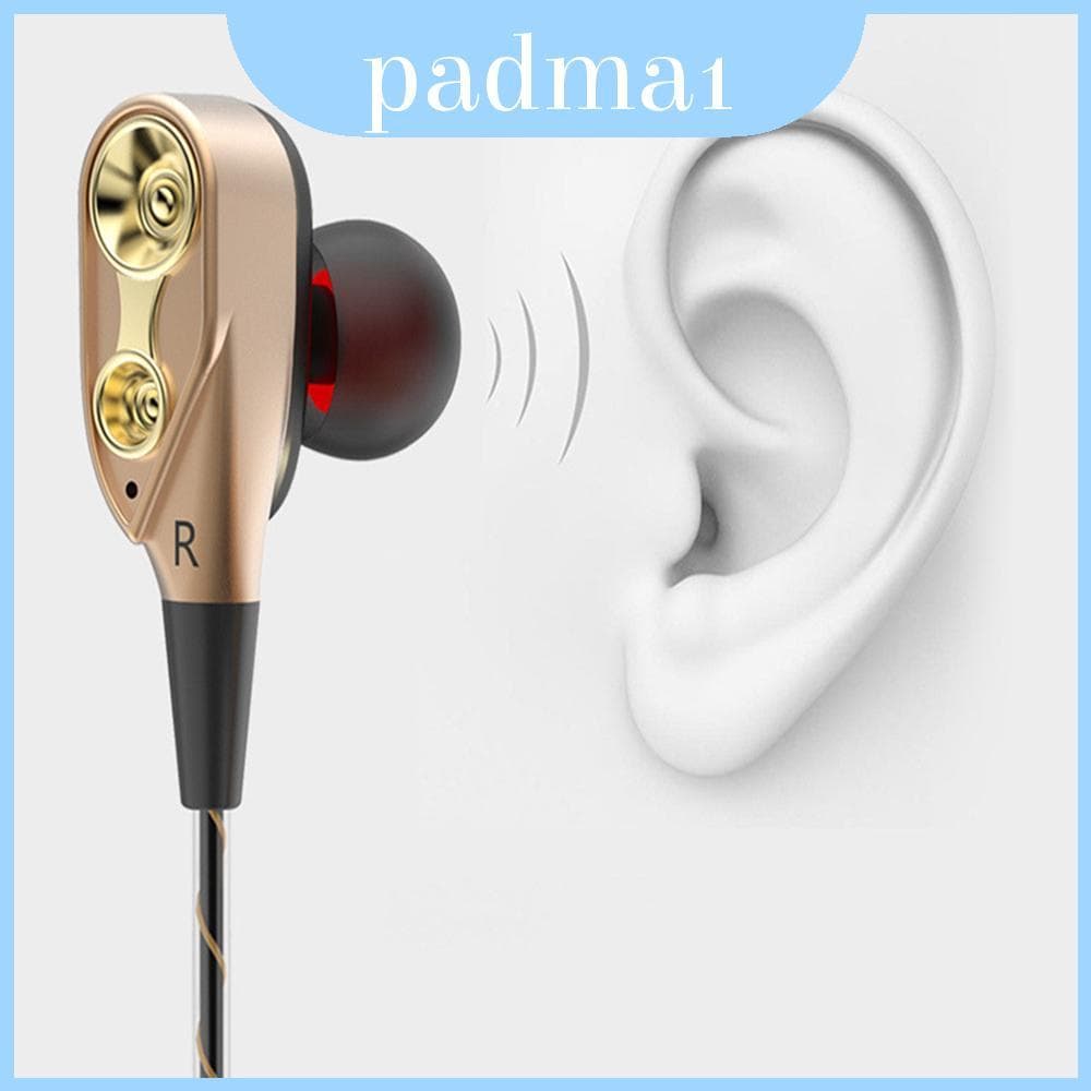 Fone De Ouvido Intra-Auricular Android Premium Estéreo Baixo Esportivo Com Driver Duplo E Microfone