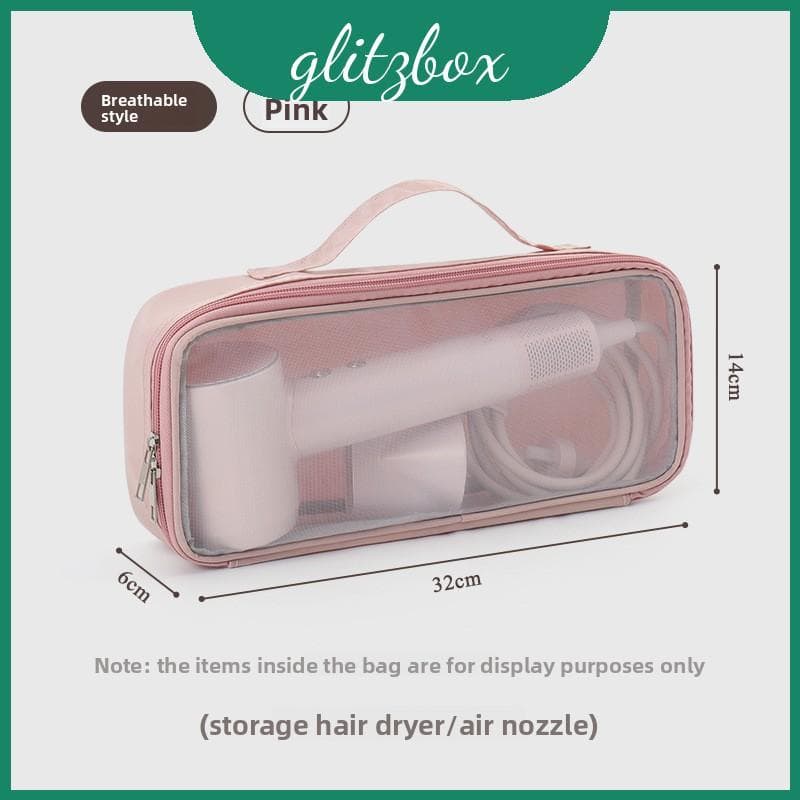 Armazenamento De Viagem De Saco Para Secadores De Cabelo E Ferros De Ondulação Com Nylon Em Forma De Cubo De Construção