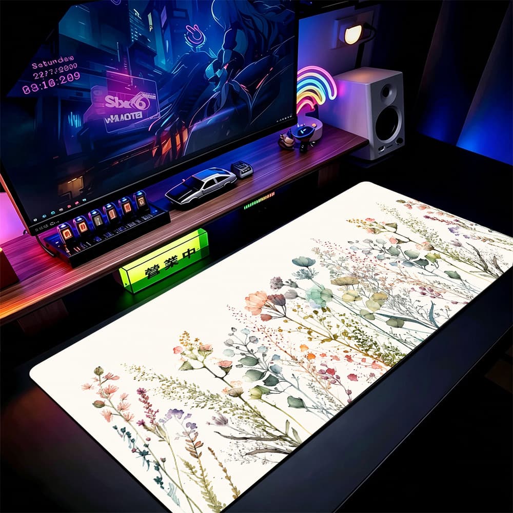 Grande Jogo Mouse Pad Antiderrapante 80X30 CM Impressões Personalizadas Mousepad Borda Costurada YG80201