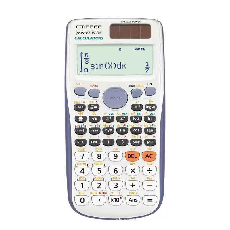FX991ESPLUS Calculadora Científica Função Calculadora Solução Matriz Equação para Exames de Estudantes do Ensino Médio U
