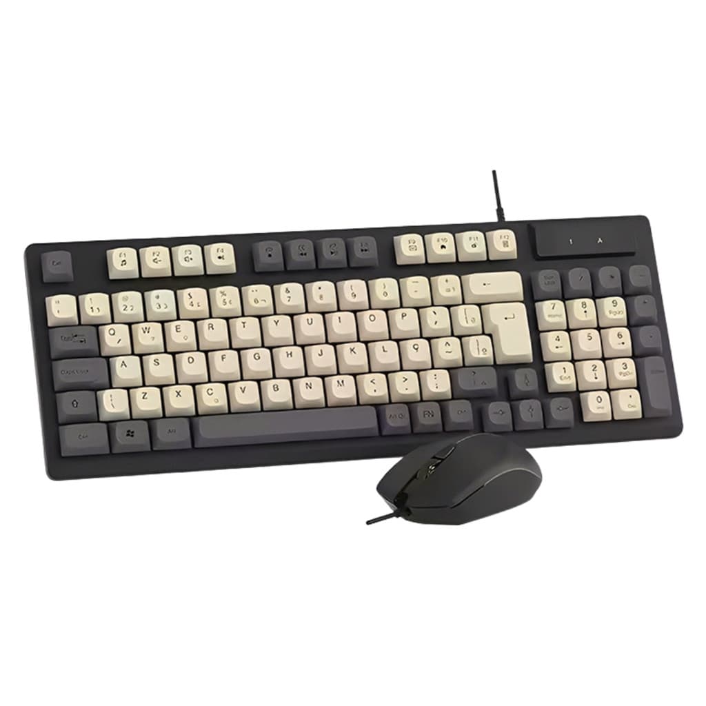 Kit Gamer Teclado Semi-Mecânico e Mouse 1200 DPI Altomex
