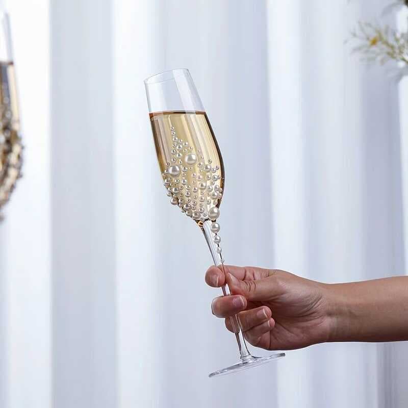 Pérola champanhe vidro de vinho casal casa criativo Cocktail copo vinho espumante copo vinho tinto
