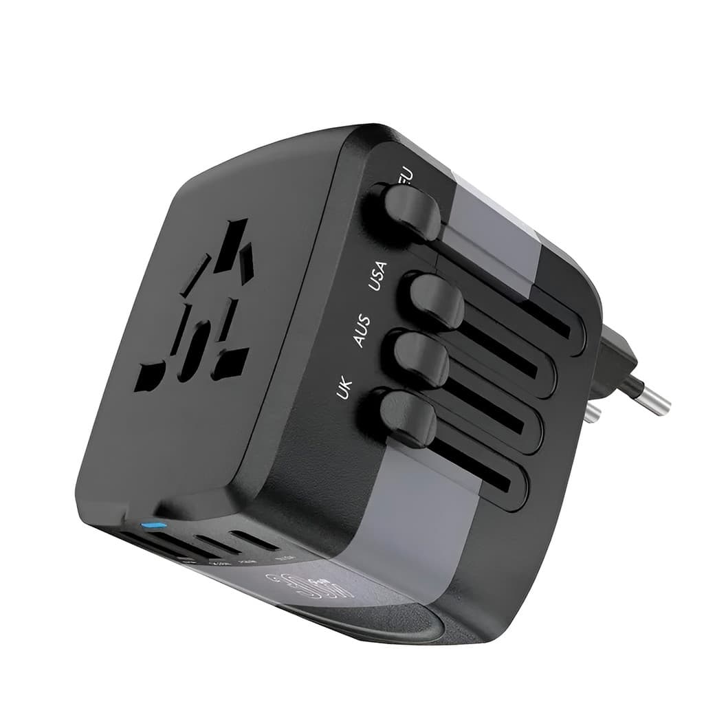 Adaptador de Tomada Universal Turbo 4 Entradas Viagem