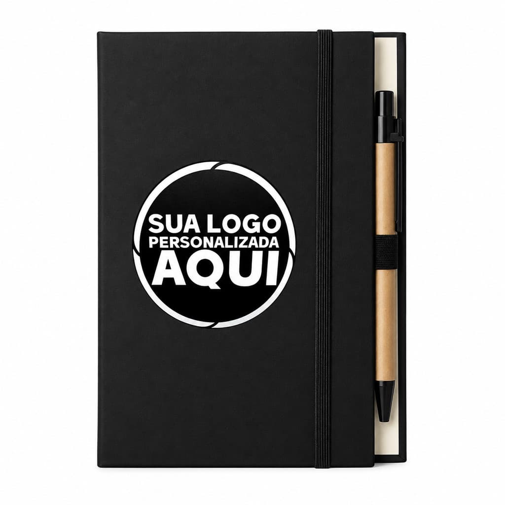 Agenda Premium Personalizada com Logo – Elegante, Profission