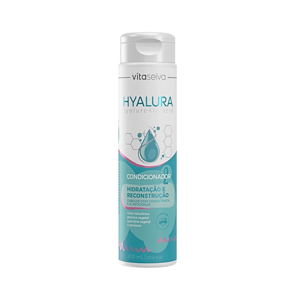 Condicionador Vita Seiva Hyalura 300ml Hidratação e Reconstrução Cod.87578