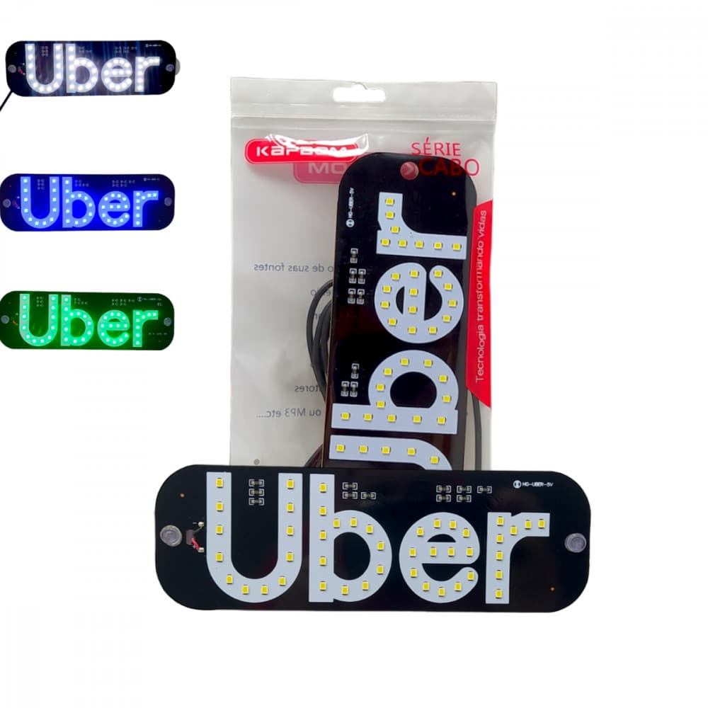 Placa Painel Letreiro Luminoso LED Vidro Para-brisa KA-1129 / AL-1138