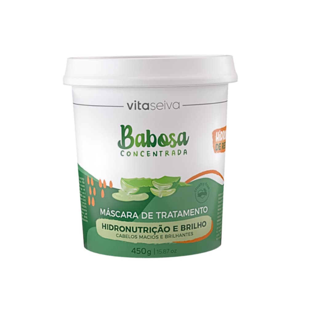 Creme Capilar Máscara de Tratamento Vita Seiva Babosa Concentrada 450g