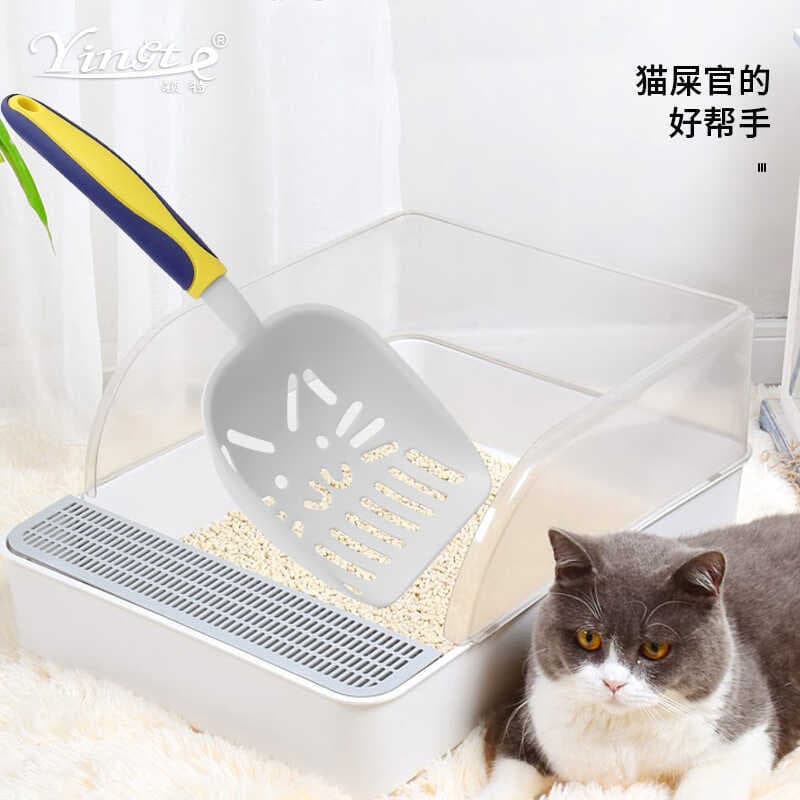 Pá para areia de animais de estimação, filtro para areia de gato, ferramenta de limpeza de maca de gato, suprimentos par