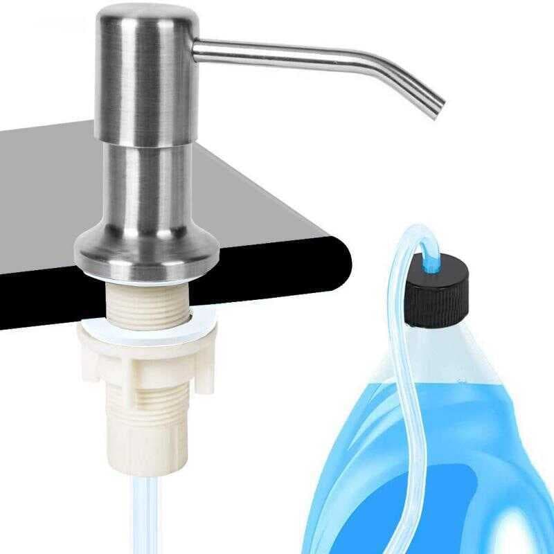 Tubo de extensão de pressão para detergente de lavar louça, lavatório de vegetais, detergente para lavar louça, pia de c