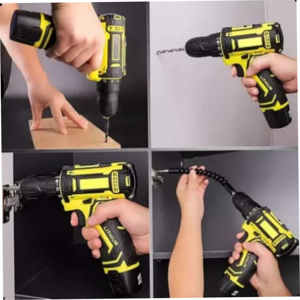 Parafusadeira Furadeira Sem Fio Bateria Impacto 12V BT-DZ42 Bivolt