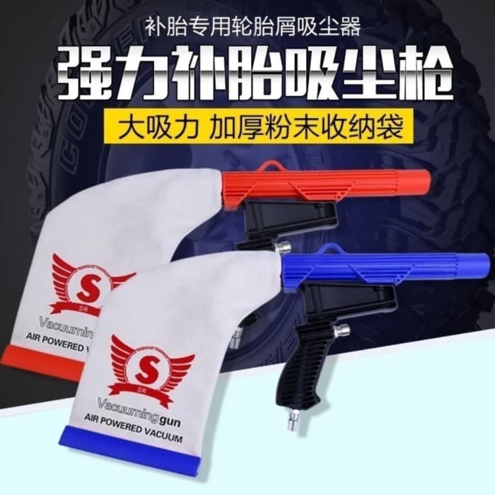 Pistola de vácuo para moagem de pneus, ferramenta a vácuo para reparo de pneus de carro, vácuo pneumático, reparo de pne