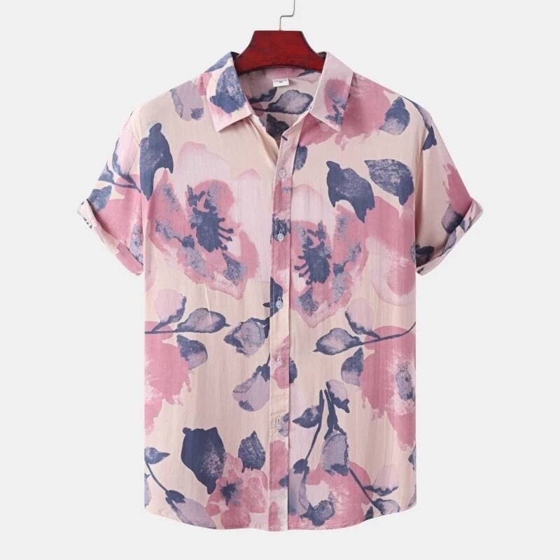 Camisa Polo Masculina De Luxo Camisas De Manga Curta Homem Moda Roupas Blusas Sociais Camisetas De Algodão Havaiano Over