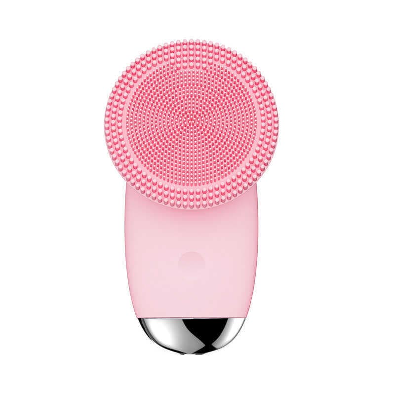 Dispositivo de lavagem facial sônico, escova elétrica de limpeza facial, limpador de poros de Silicone, massagem facial,