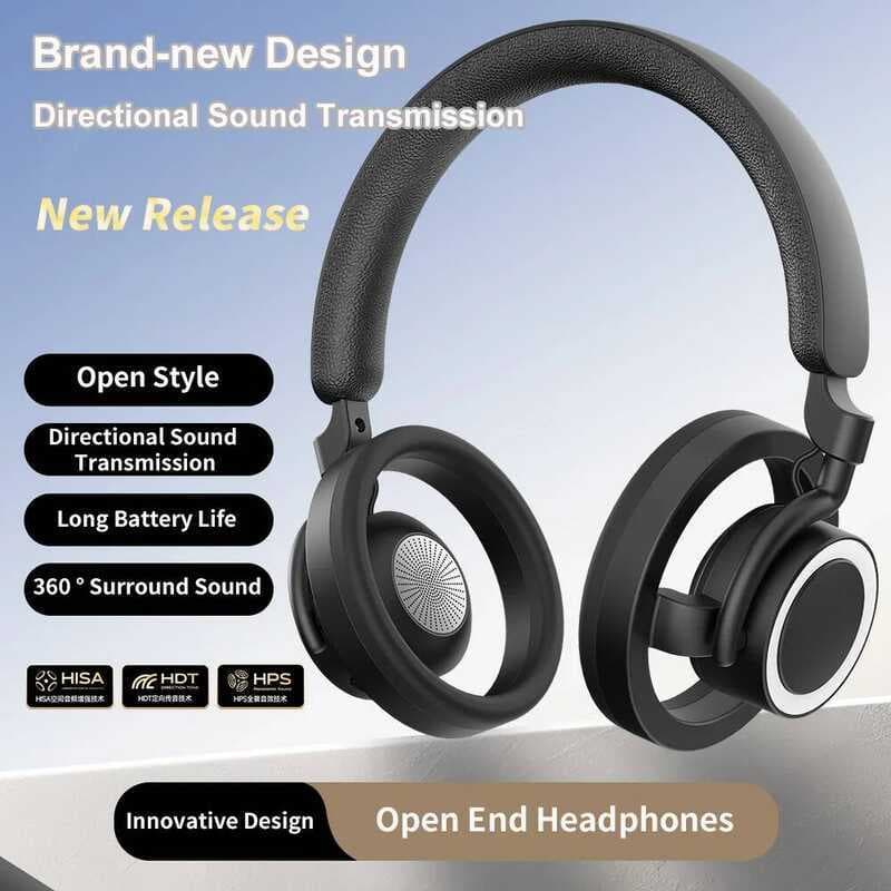 Estilo Aberto Fone De Ouvido Sem Fio Bluetooth Leve Direcional Transmissão Som Estéreo Recarregável Esporte BT