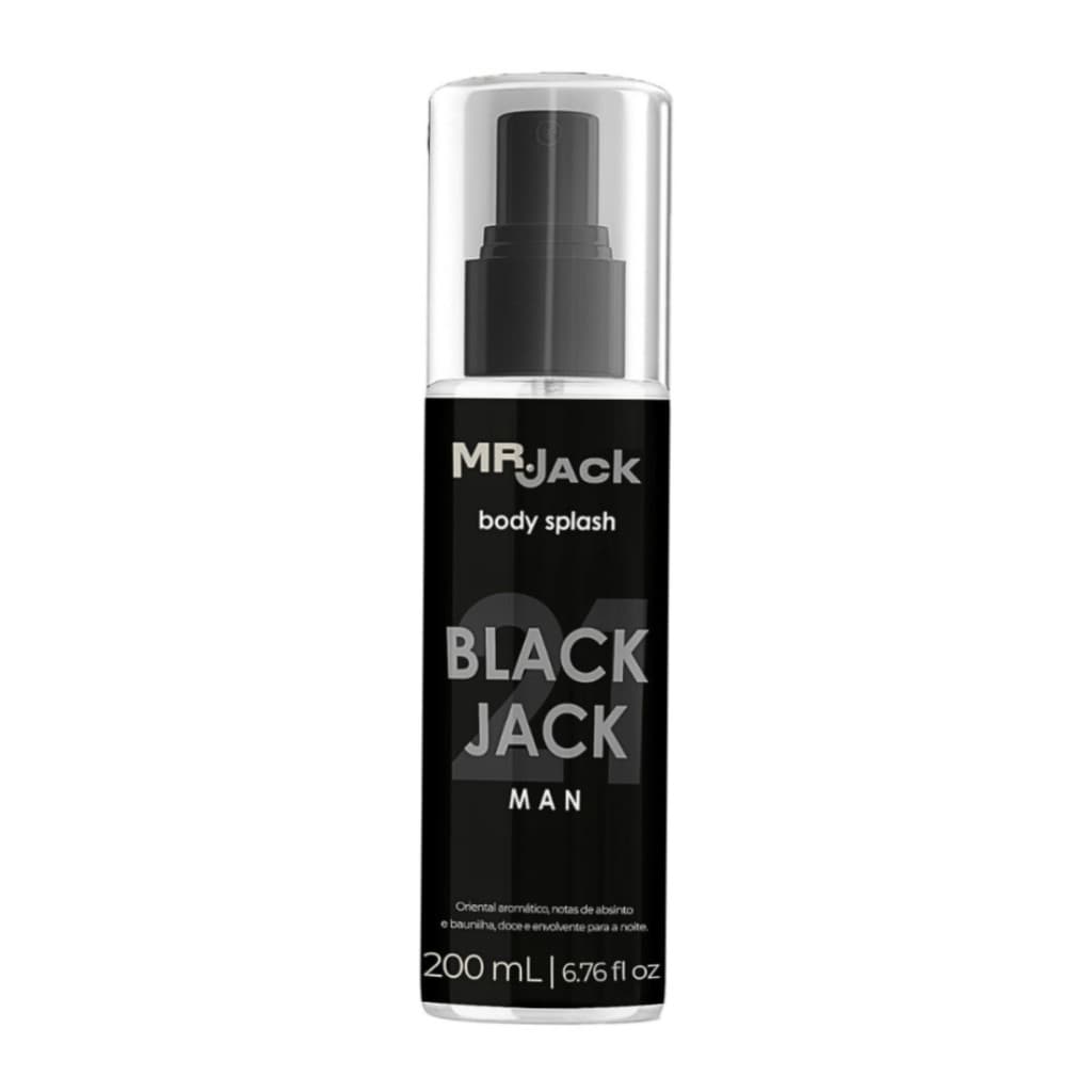 Body Splash Mr. Jack BlackJack 21 Man 200ml Oriental Aromático