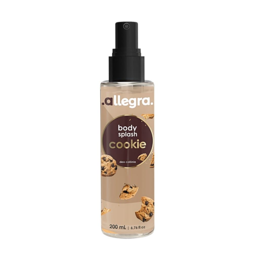 Body Splash Allegra Cookie 200ml Deo Colônia Perfumado Corporal