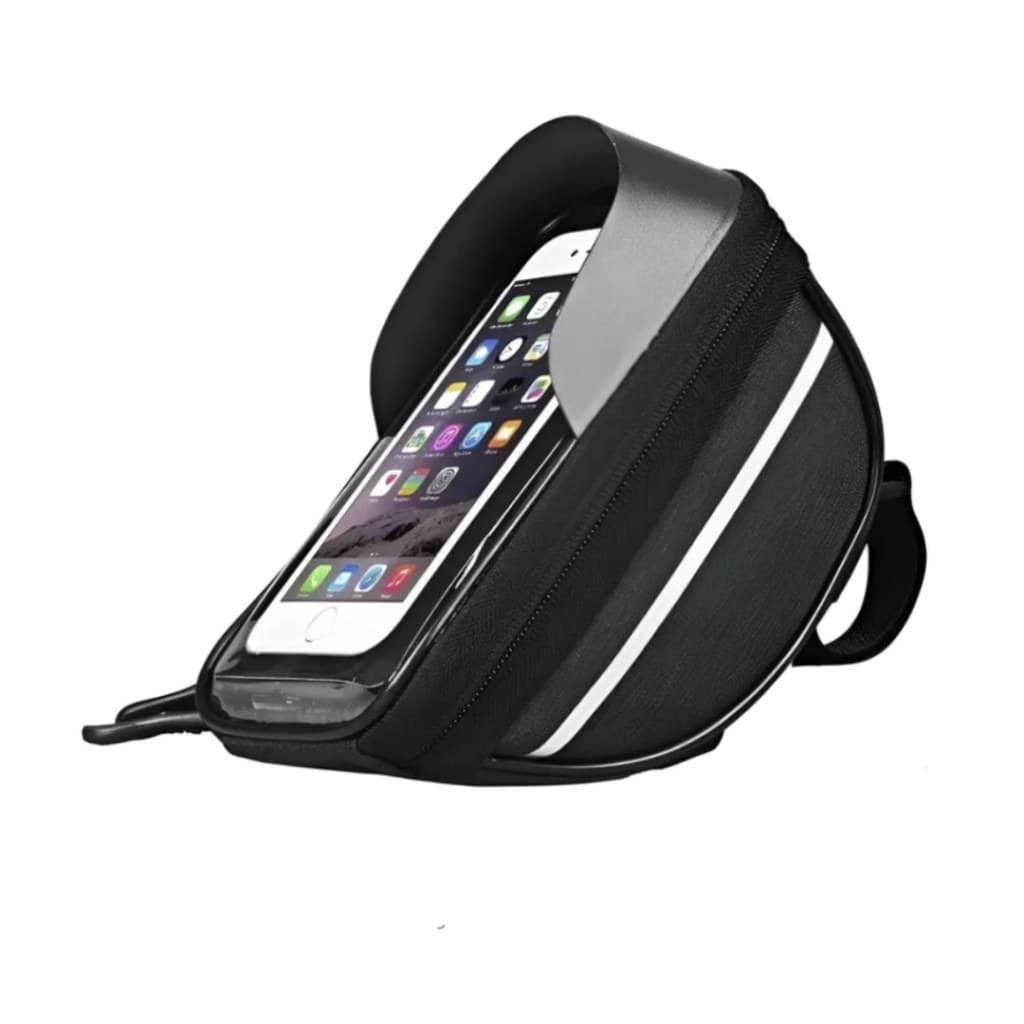 Bolsa Guidão Bicicleta Impermeável com Suporte Celular Touch Bike Ciclismo Kapbom