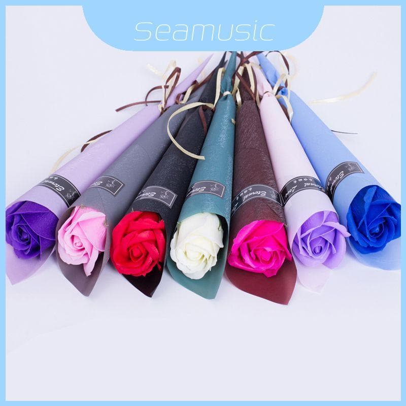 Sabonete Rosa Elegante Flor Eterna Buquê Único Perfeito Para Presentes De Aniversário E Dia Dos Namorados