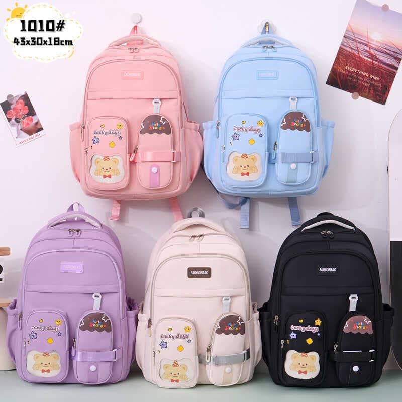 Estilo coreano de alto valor terceira a sexta série doce ins mochila nicho mochila de grande capacidade All-match mochil