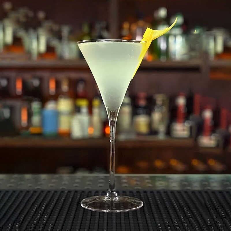Misturando estilo japonês Ultra-fino martini vidro artesanal sem chumbo vidro de cristal Cocktail taça de vidro martini