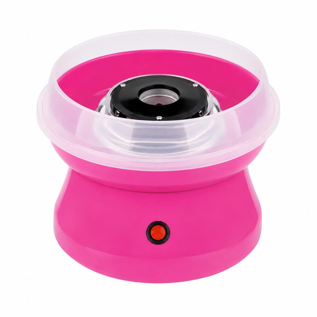 Mini Máquina de Algodão Doce Elétrica Portátil