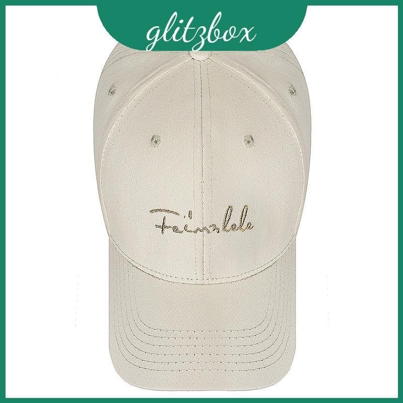 Chapéu Casual Beisebol Feminino Masculino Primavera Algodão Bordado Texto Proteção Solar Desgaste Para Uso Diário