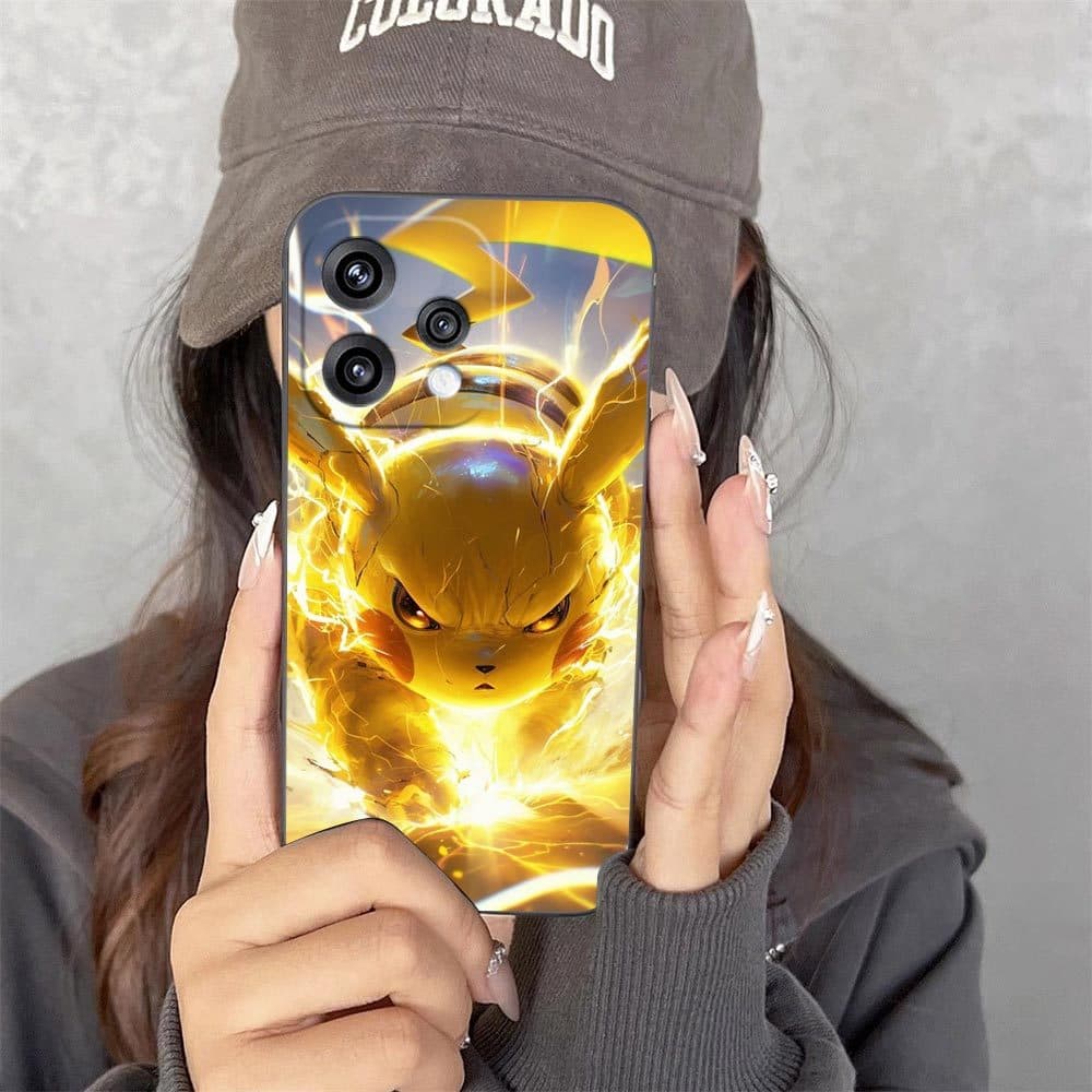 Pikachu Dinossauro Tartaruga Capa De Telefone Para OPPO RENO 15 15F 14 14F 13 13F 12 11 11F 10 8T 8 7 6 5 4 4F LITE Pro