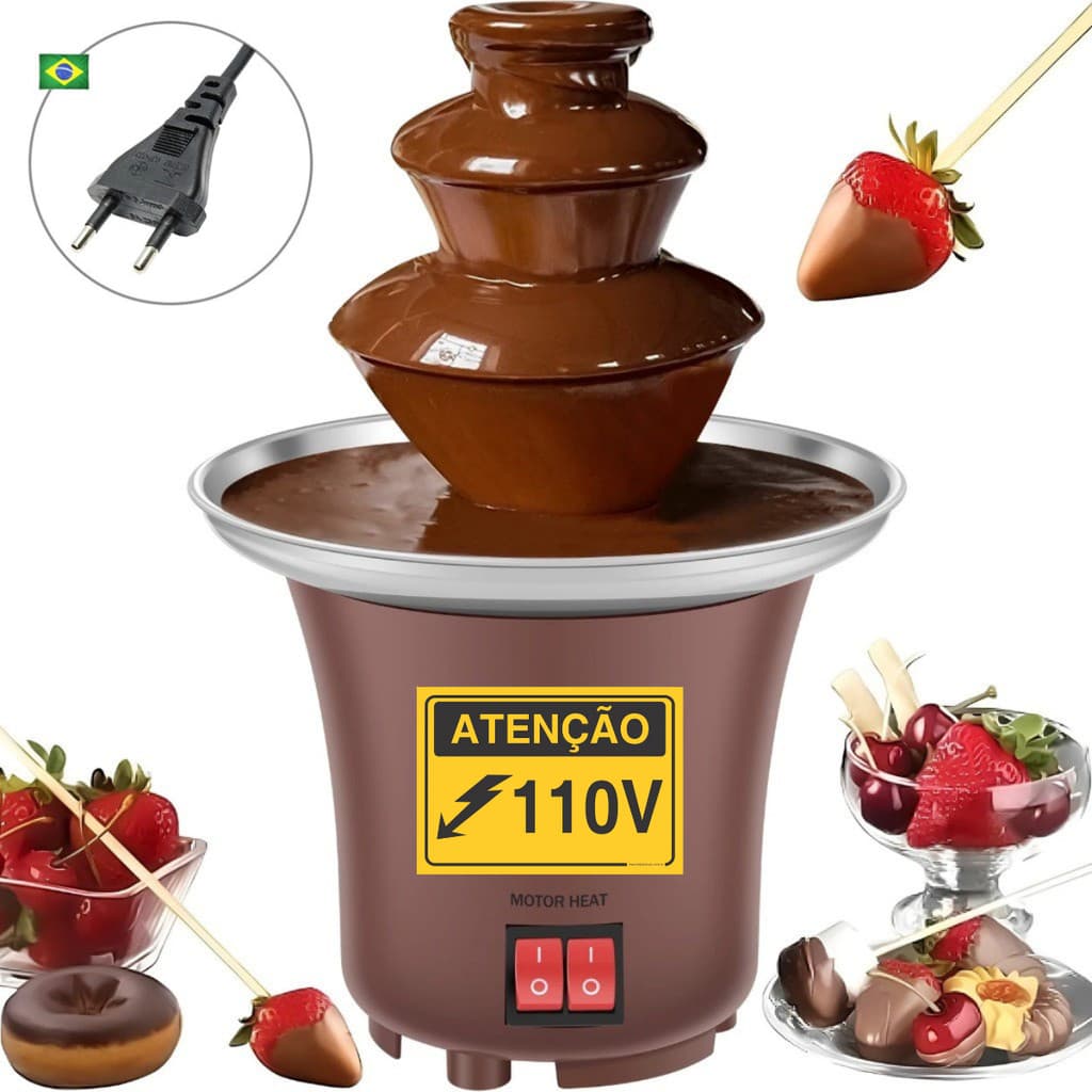 Mini Fondue Cascata de Chocolate - 110V