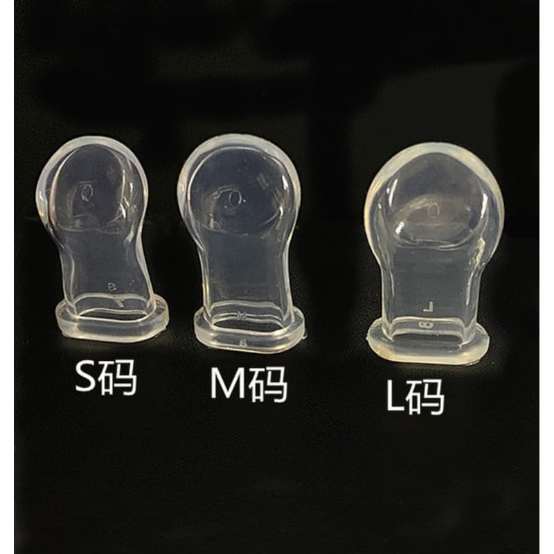 Chupeta de bebê acessórios de chupeta de Silicone líquido pequena chupeta de polegar médio