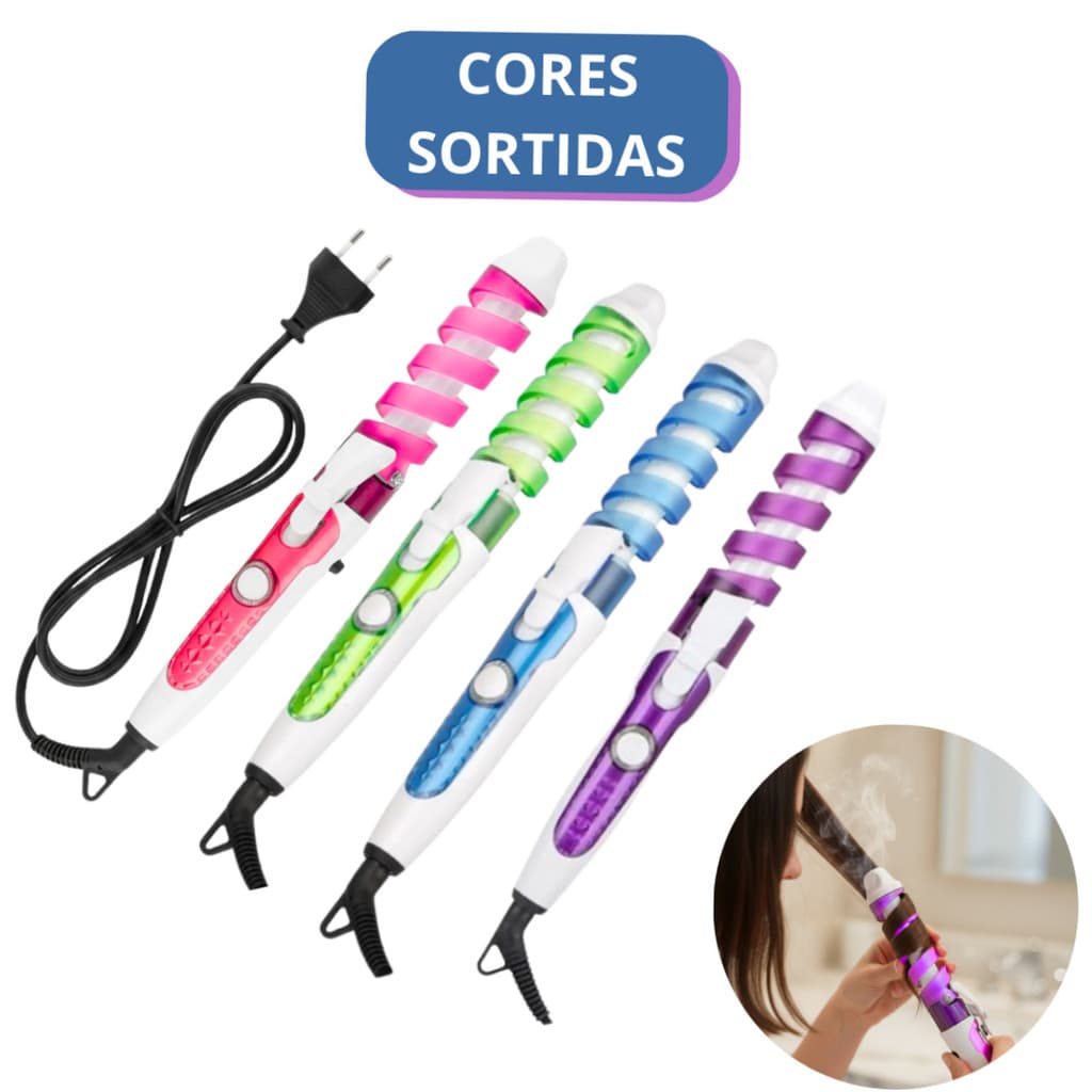 Modelador de Cachos Babyliss Espiral Cacheador Ondas Cabelo