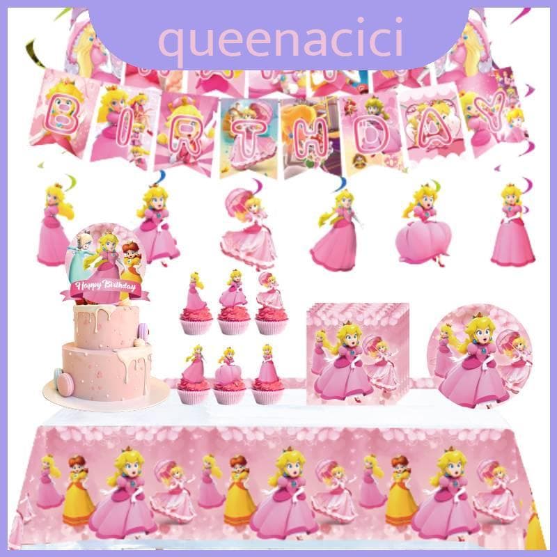 Suprimentos Festa Com Tema De Princesa Para Decorações De Aniversário De Animais De Estimação , Incluindo Pratos E Utens