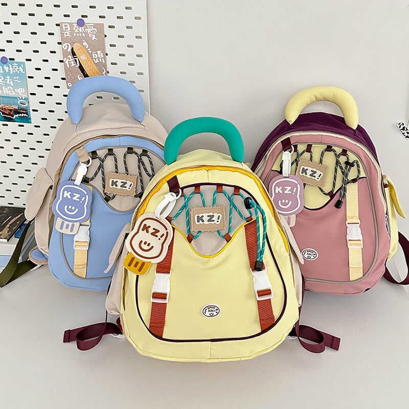 Nova mochila dopamina Casual All-Match leve mochila de alto valor ins feminino bonito estudante mochila