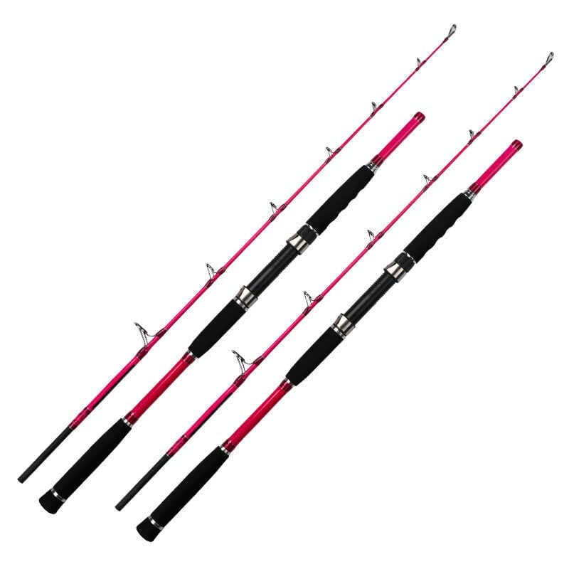Vara de barco em mar profundo rosa de placa de ferro de pesca rosa Vara de pesca de barco Vara de pesca d