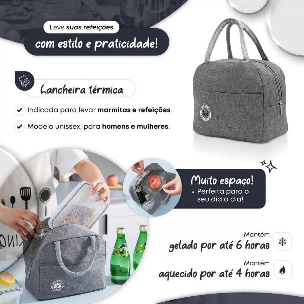 Bolsa Térmica Lancheira - Dia a Dia