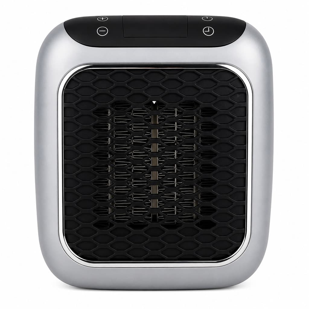 Mini Aquecedor Portátil Elétrico com Display Digital e Timer