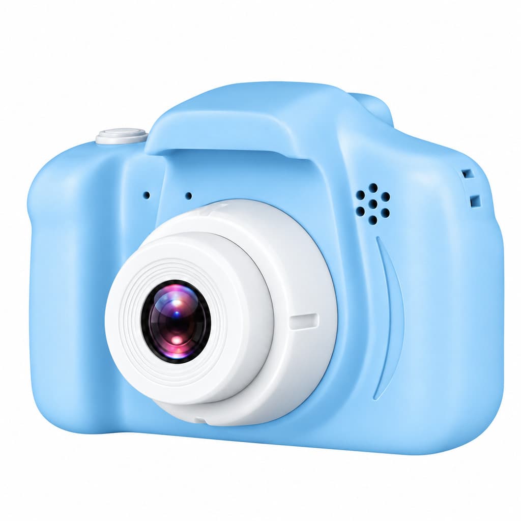 Câmera Infantil Digital (AZUL) Brinquedo Diversão Criança