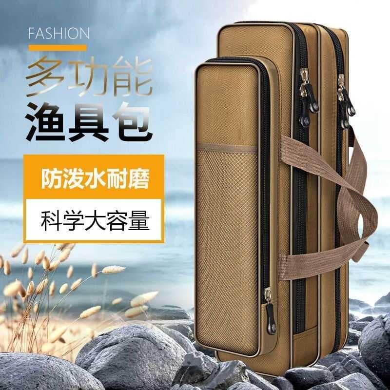Bolsa de vara de pesca curta, bolsa de equipamento de pesca leve, bolsa de pesca de inverno, bolsa de ferramentas de pes