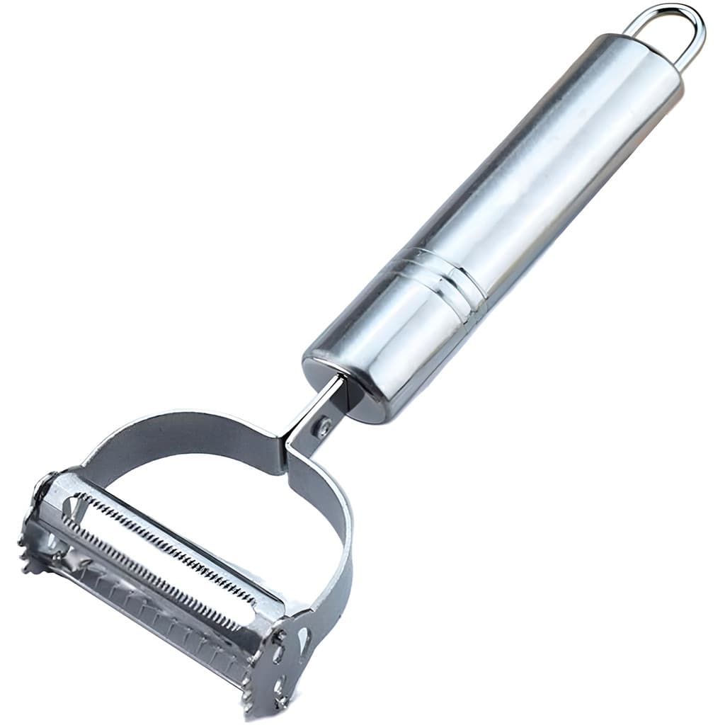 Descascador Ralador Aço Inox Frutas Legumes Utensílios
