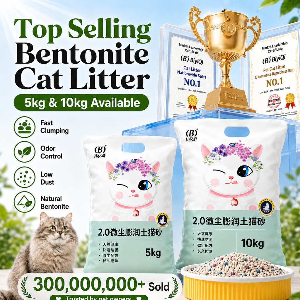 Areia higiênica fina de bentonita 2.0 para gatos - Fácil de remover - Areia higiênica para gatos