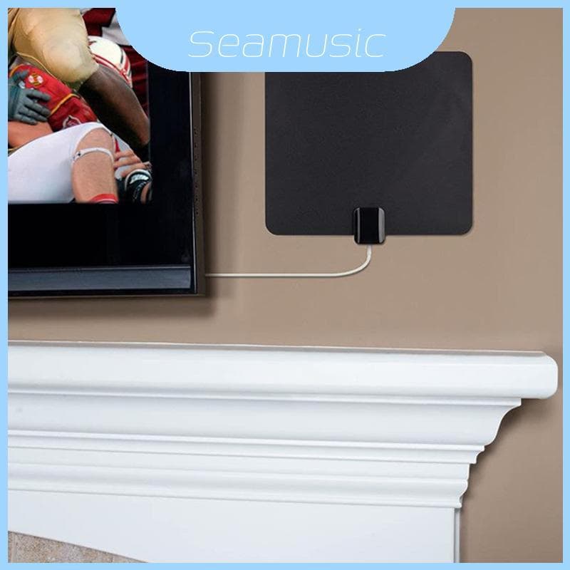 Antena Interna Digital Hdtv Com Ganho De 30dbi Para Recepção De Home Theater E Atsc