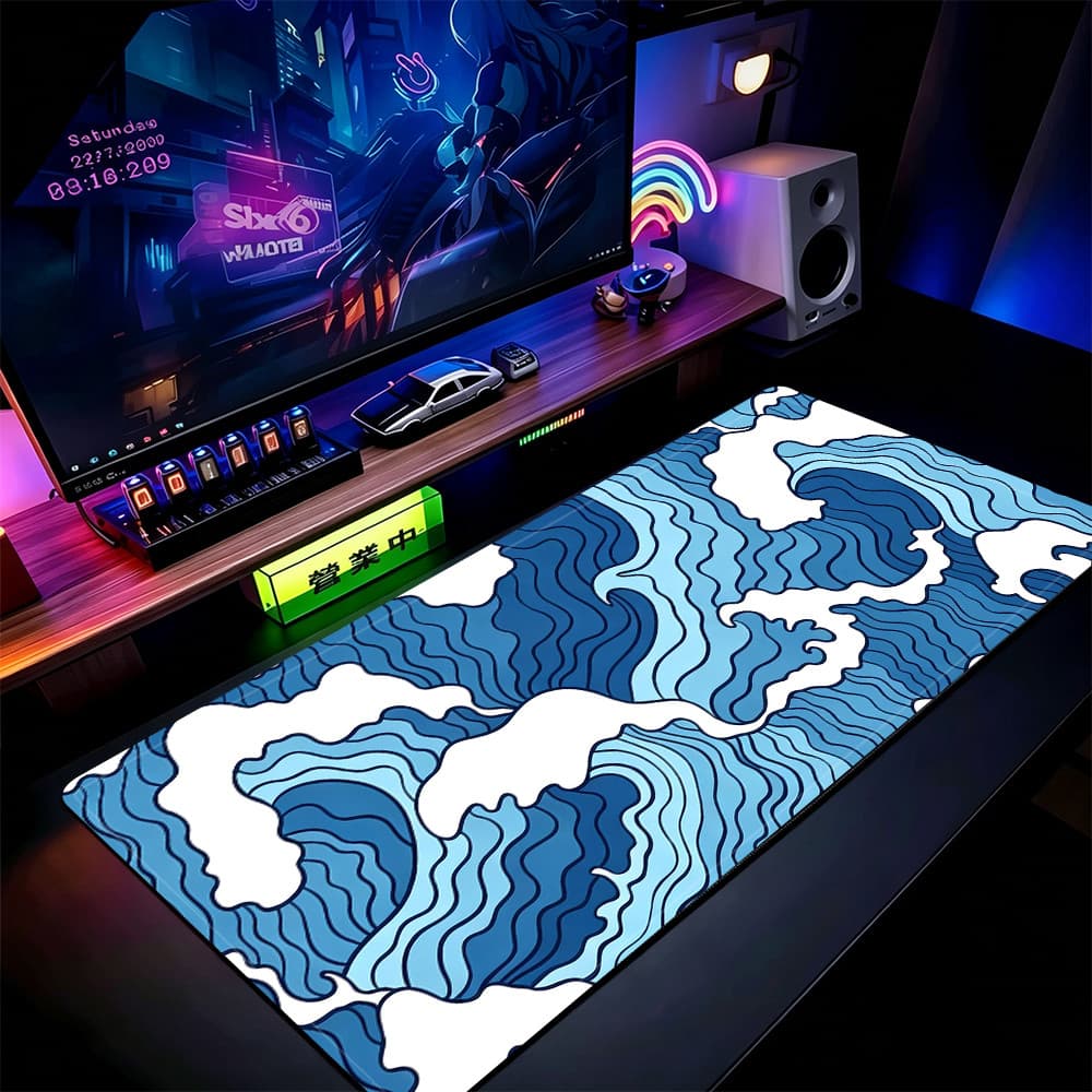Grande Jogo Mouse Pad Antiderrapante 80X30 CM Impressões Personalizadas Mousepad Borda Costurada YG71510