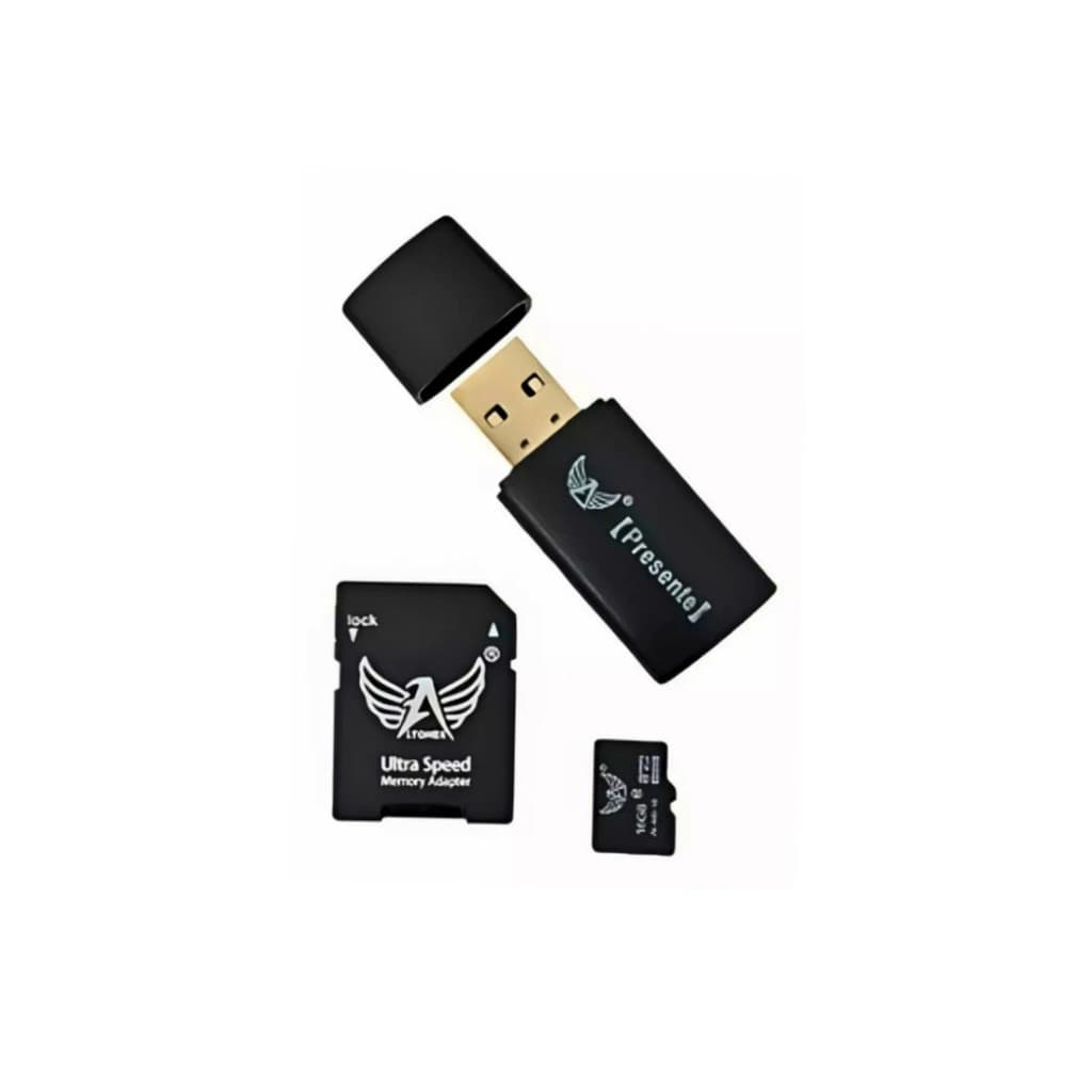 Cartão de Memória 128GB Pen Drive 3 Em 1 Classe 10