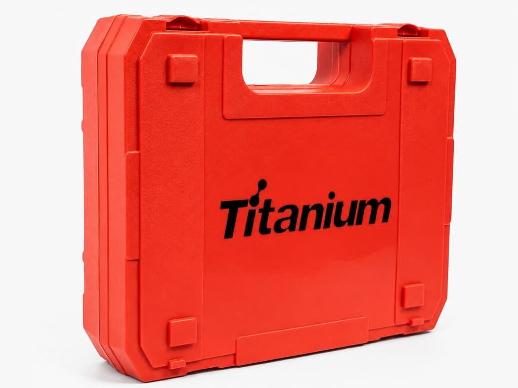 Maletas Ferramentas Personalizada Vermelha Titanium
