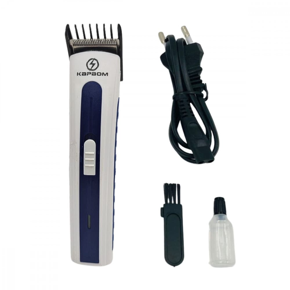 Máquina de Cortar Aparador de Pelos Barba Cabelo Bivolt Recarregável