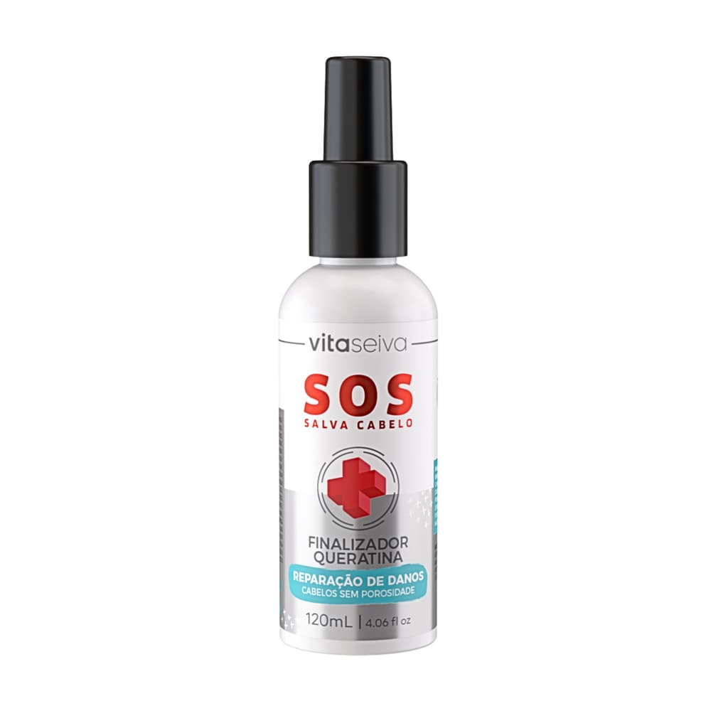 Finalizador Queratina Vita Seiva SOS Salva Cabelo 120ml