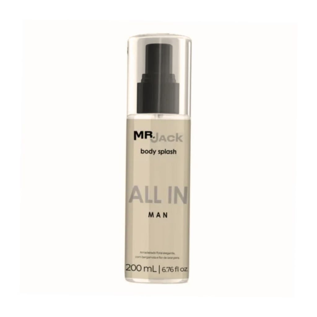 Body Splash Mr. Jack All In Man 200ml Amadeirado Floral Elegante
