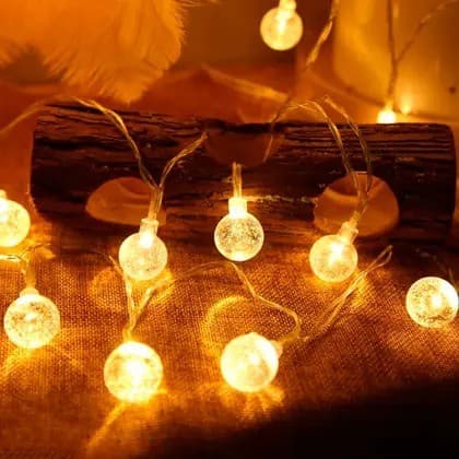 Varal De Luzes Led Externo Luz Solar Com 50 Lâmpadas