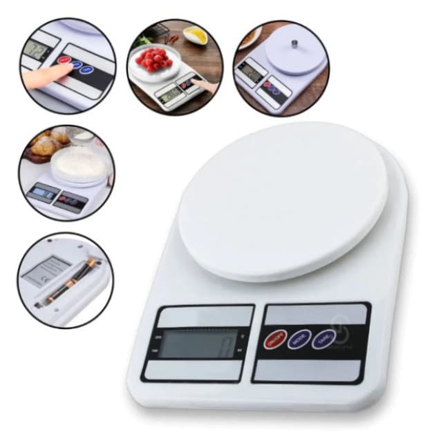 Balança Digital de Cozinha Precisão Cozinha 10kg Nutrição E Dieta, Até 10 kg, Escala 1 grama