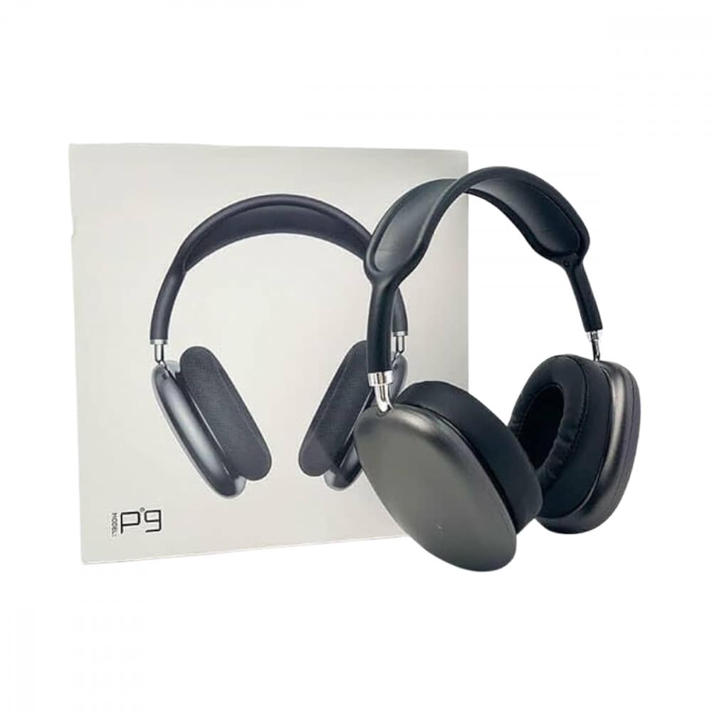 Fone de Ouvido Headphone via Bluetooth Sem Fio Wireless P9 BLACK